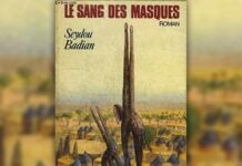 Le sang des masques (couverture du livre)