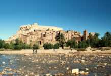 Aït Benhaddou, à 20 km de Ouarzazate au Maroc