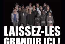 Affiche "Laissez-les grandir ici"