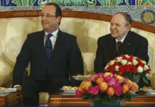 Tapis rouge pour François Hollande en Algérie