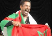 Cheb Khaled et le drapeau du Maroc