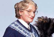 Robin Williams dans le rôie de Mrs Doubtfire