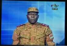 Burkina Faso : l’intégralité du discours du Colonel Mamadou Bamba mettant fin à la Transition