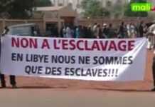 Mali : Sit-in à Bamako contre l’esclavage des Noirs en Libye