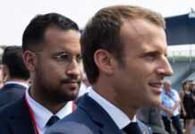 Alexandre Benalla et Emmanuel Macron