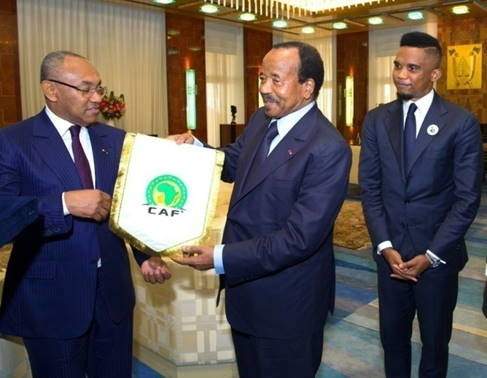 CHAN 2020 et CAN 2021 : le président de la CAF Ahmad Ahmad achève une visite au Cameroun