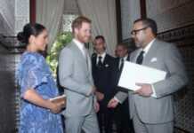 Meghan Markle, Harry de Sussex et Mohammed VI