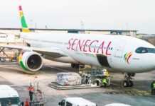 Une avion d'Air Sénégal