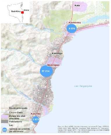 République Démocratique du Congo : Inondations à Uvira rapport de situation catastrophique