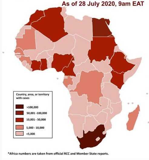 Le point par pays sur l'épidémie de Covid-19 en Afrique