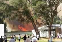 Maroc : la forêt diplomatique de Tanger ravagée par les flammes (Vidéo)