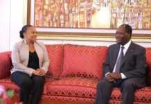 Côte d’Ivoire : Christiane Taubira rencontre Alassane Ouattara