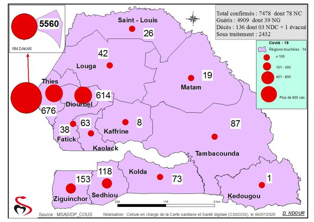 Coronavirus - Sénégal : 3 nouveaux décès