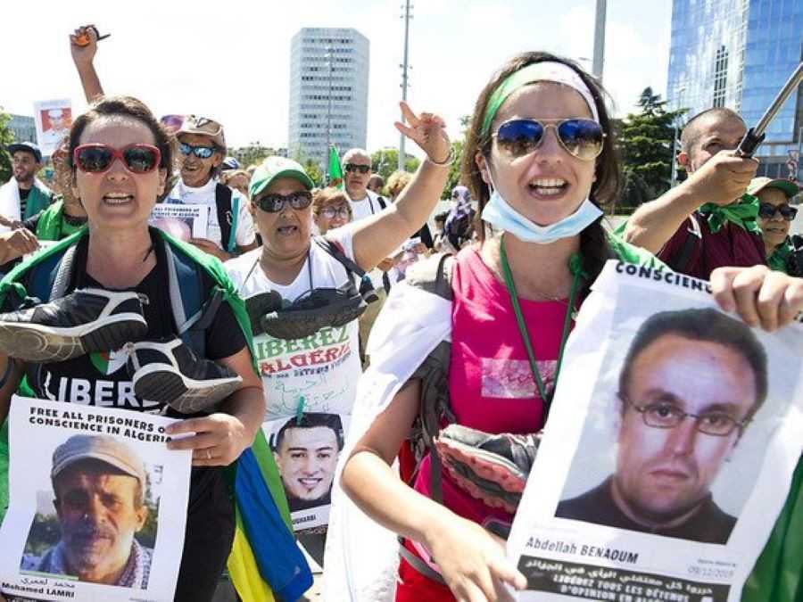 Algérie : de Chambéry à Genève, la diaspora a marché pour demander la libération des détenus d'opinion