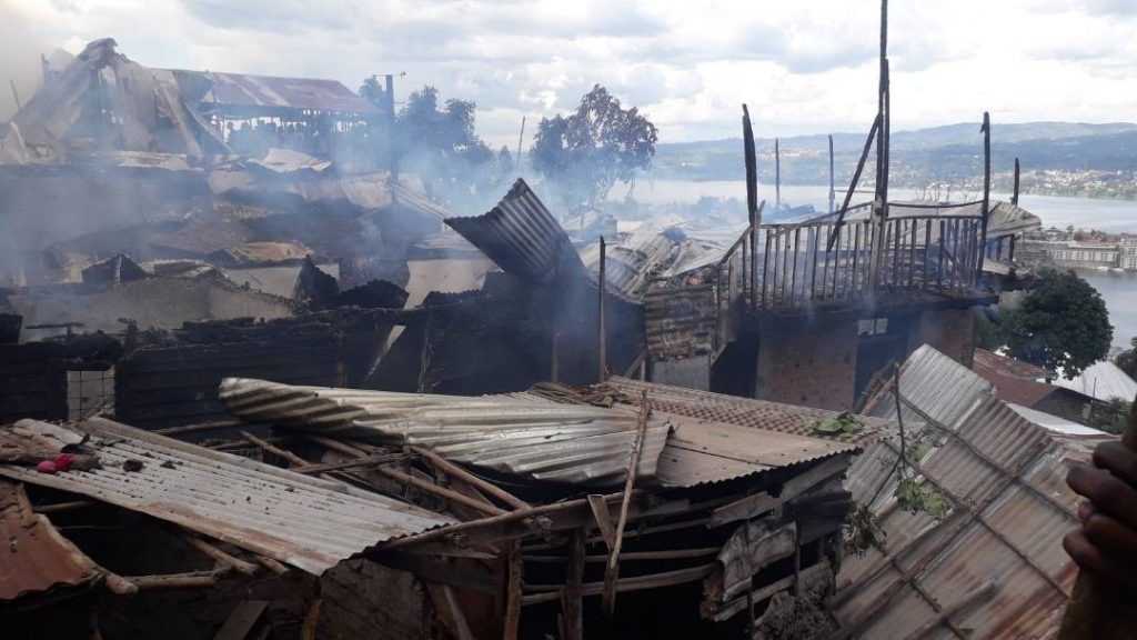 RDC : une quinzaine des ménages sans abris après un incendie à Bukavu