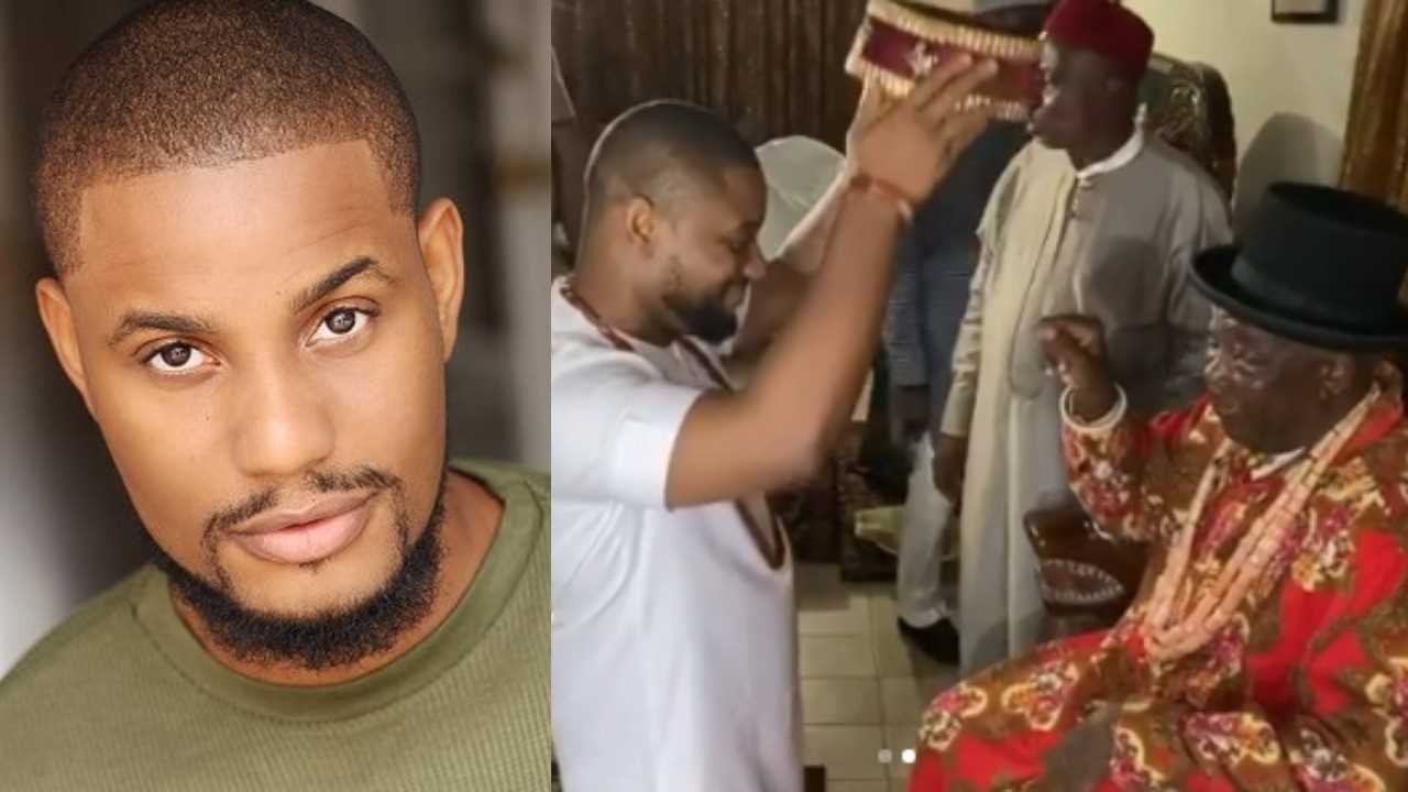 Nollywood : Alexx Ekubo honoré du titre de chefferie dans l'Etat d'Imo