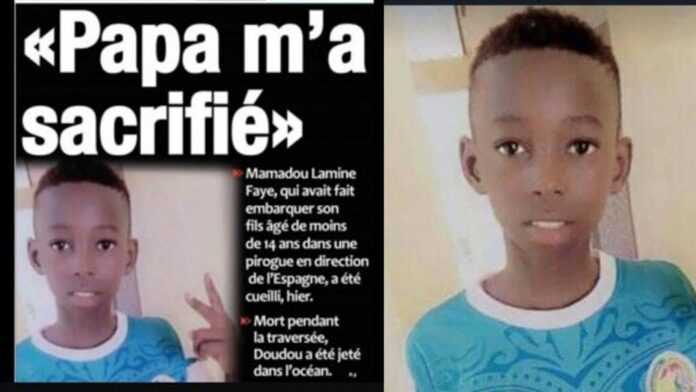 Doudou Faye, l'enfant de 14 ans mort en Méditerranée