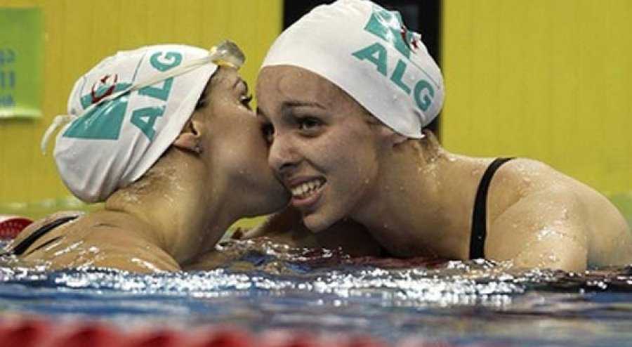 Algerian Amel Melih wins gold in 50m freestyle