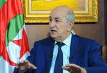 Le Président algérien, Abdelmadjid Tebboune