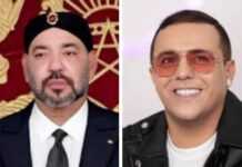 Mohammed VI et Faudel Belloua