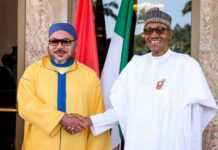 Le roi Mohammed VI et le Président Muhammadu Buhari