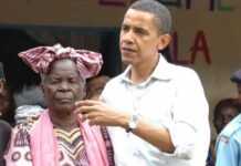 Obama et sa grand-mère