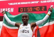 Le Kényan Kipchoge