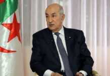 Le Président algérien, Abdelmadjid Tebboune