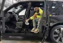 Davido et sa Rolls Royce Cullinan