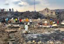 Goma après l'éruption volcanique