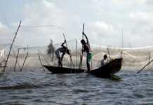 Une barque de pêcheurs