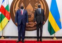 Faustin Touadéra et Paul Kagame