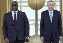 Félix Tshisekedi et Recep Tayyip Erdogan