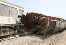 Tunisie accident de train