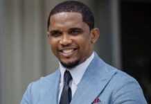 Samuel Eto'o, encien Lion du Cameroun