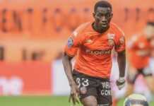 Le pensionnaire du FC Lorient, Sambou Soumano