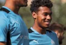 Boubacar Kamara sous le maillot de Marseille