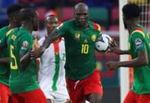 Vincent Aboubakar, buteur avec le Cameroun face au Burkina Faso