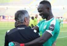 Alain Giresse et Sadio Mané