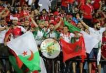 Supporters marocains et algériens