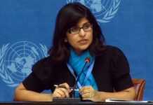 Ravina Shamdasani, porte-parole de l'ONU