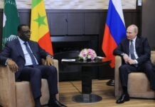 Macky Sall et Vladimir Poutine