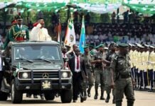 Le Président du nigérian, Muhammadu Buhari