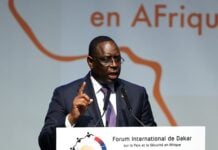 Macky Sall, lors d'un Forum sur la Paix et la Sécurité