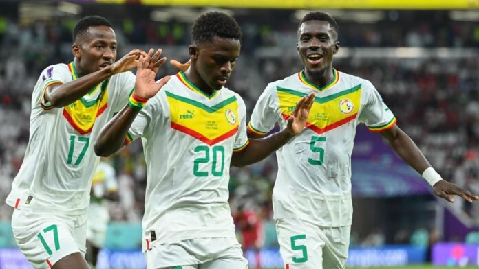 Les joueurs du Sénégal