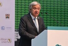 Le Secrétaire général de l'ONU, Antonio Guterres