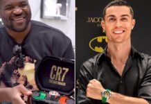 Françis Ngannou et Cristiano Ronaldo