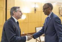 Antony Blinken et Paul Kagame