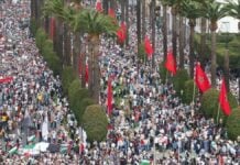 Manifestation au Maroc en soutien à Gaza