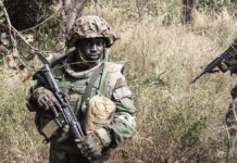 Des soldats sénégalais